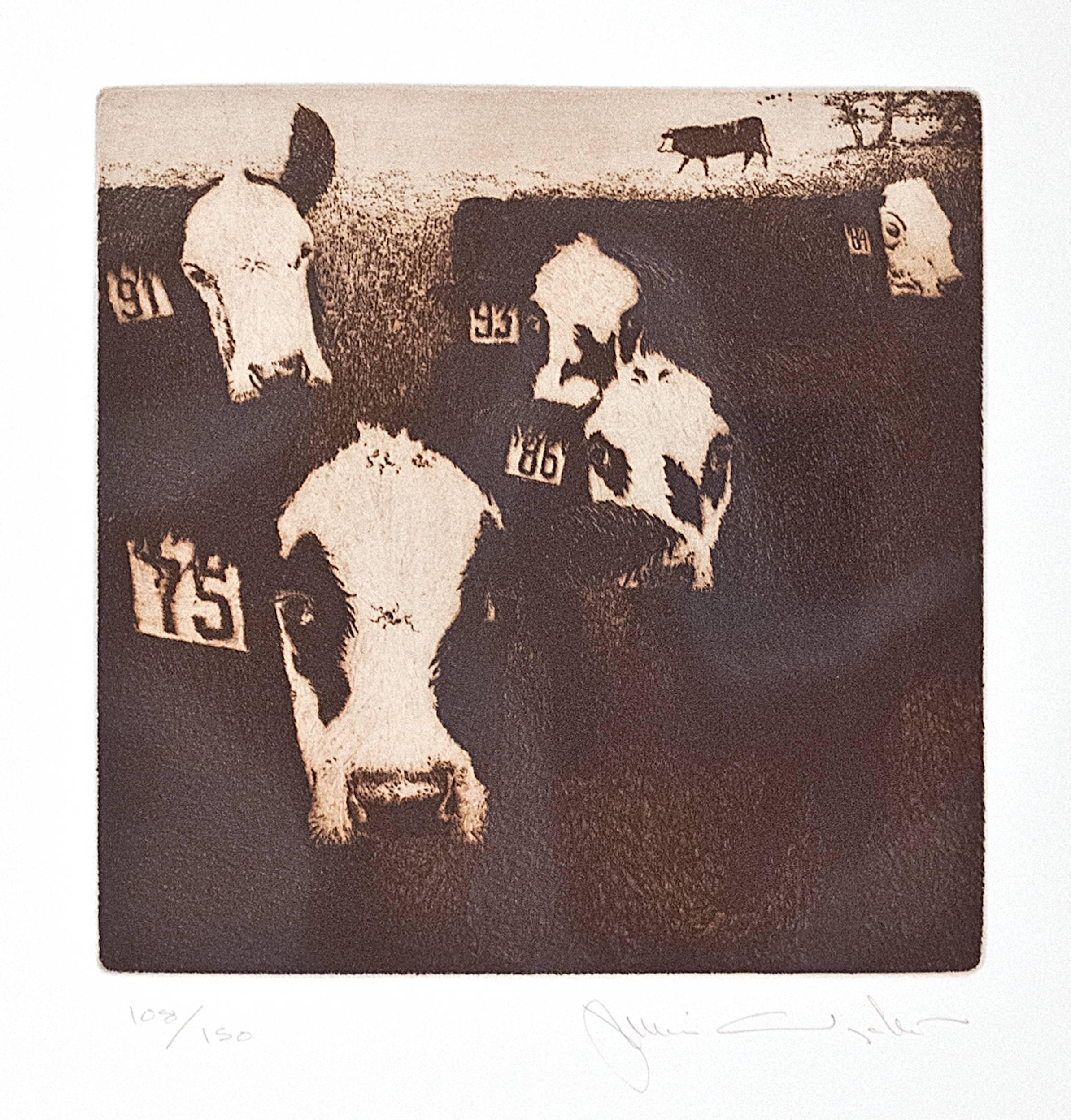 Animal Print Jamie Wyeth - Vaches