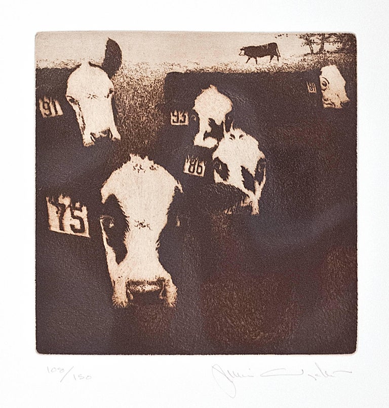 Jamie Wyeth Animal Print - Cows