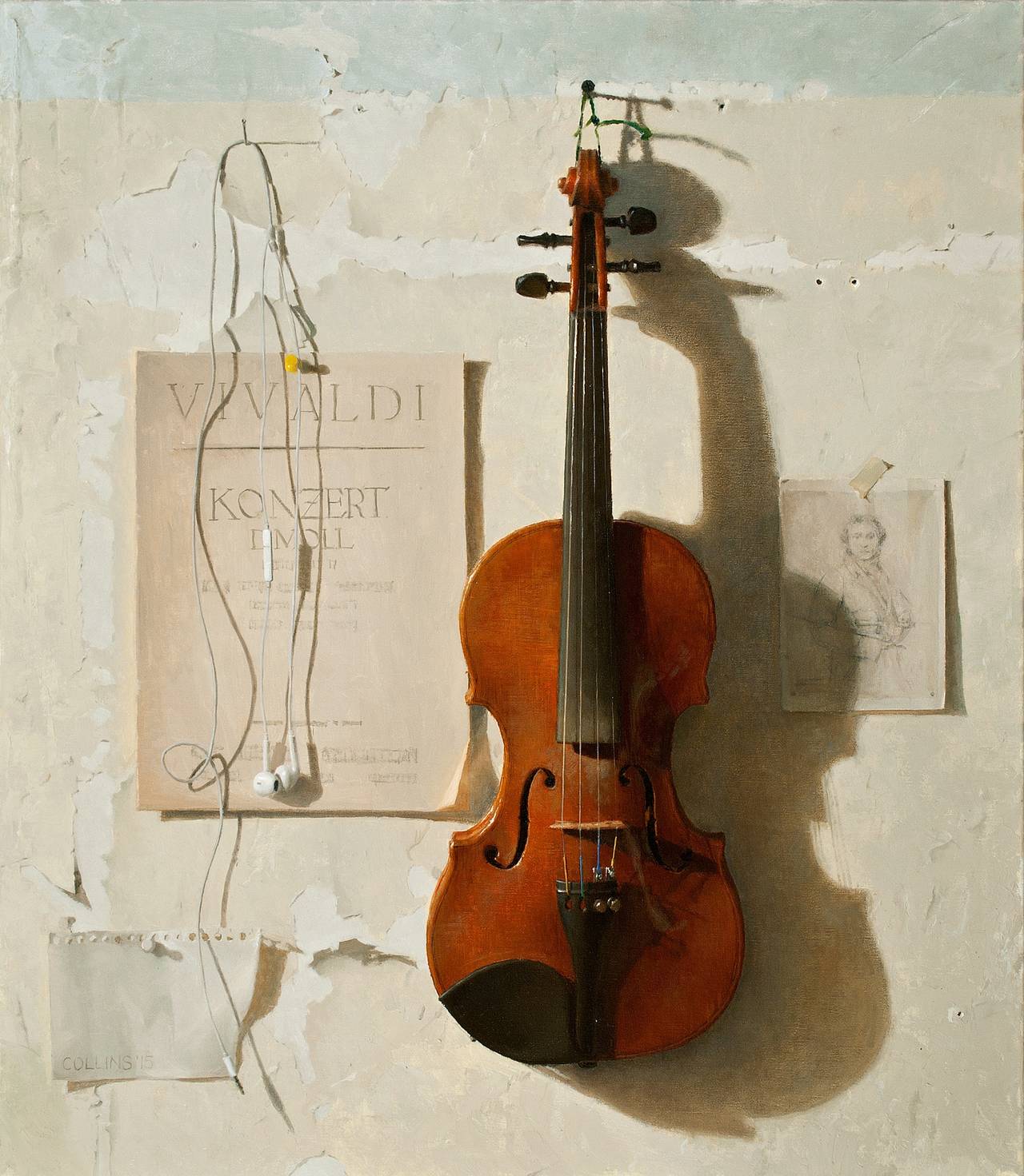Jacob Collins Violin, Painting For Sale at 1stdibs