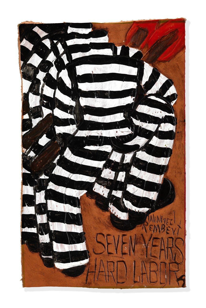 Winfred Rembert Seven Years, Mixed Media For Sale at 1stdibs