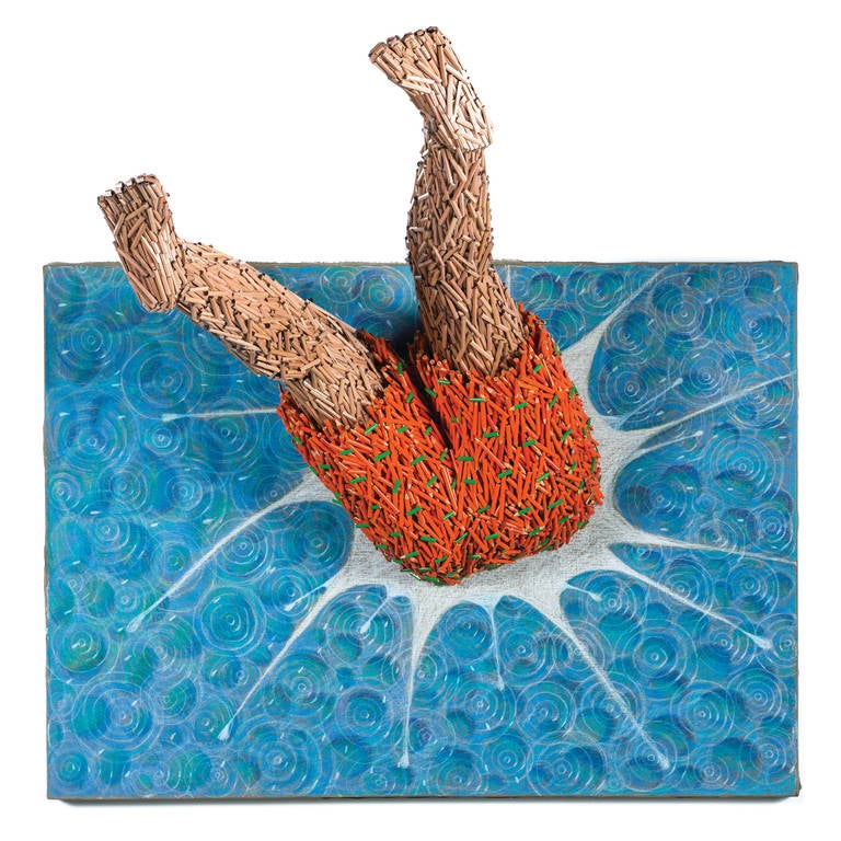 Splash - Mixed Media Art by Federico Uribe