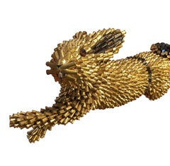 Running Rabbit with Black Waistband