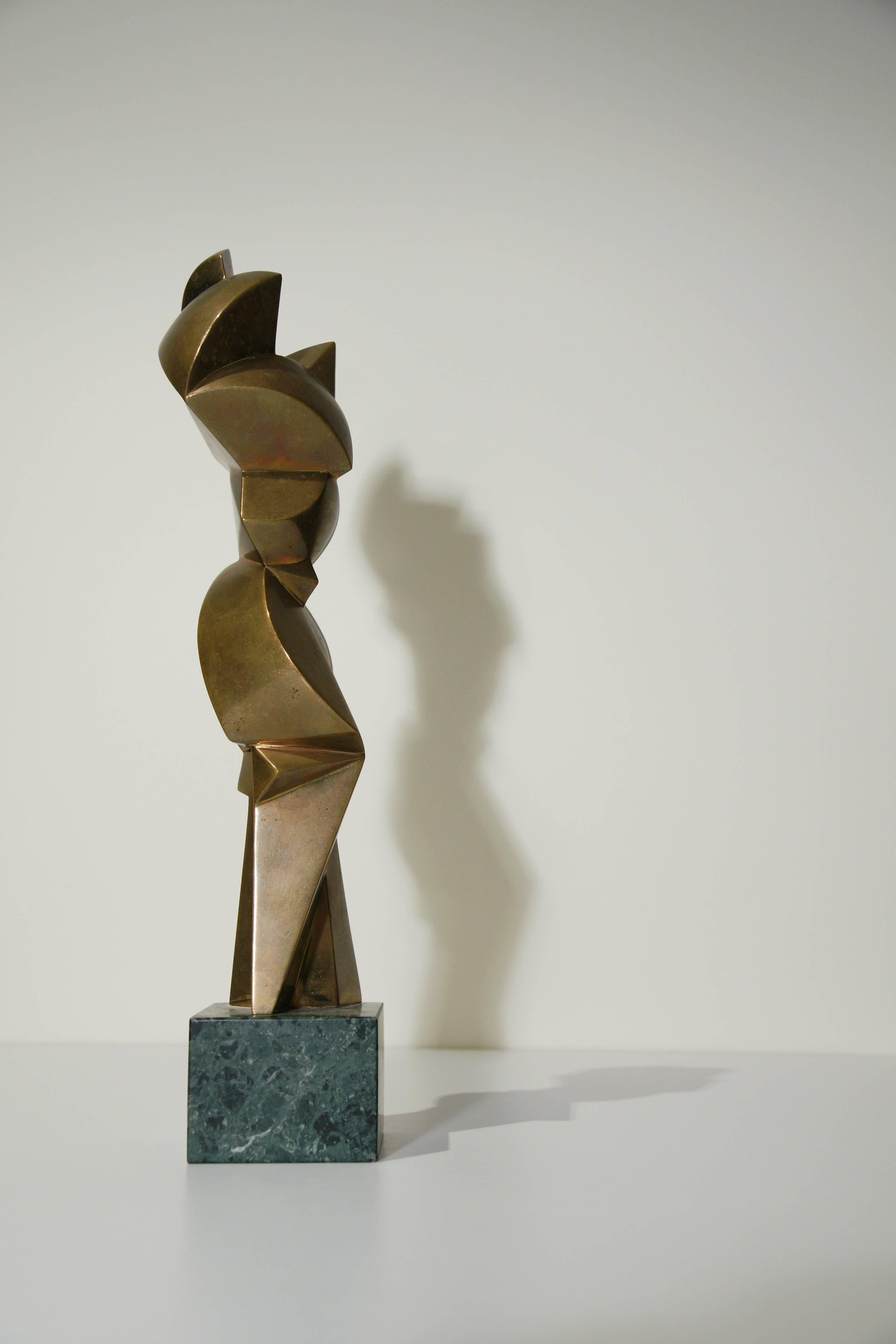 Jim Ritchie Figurative Sculpture - Cubist Figure