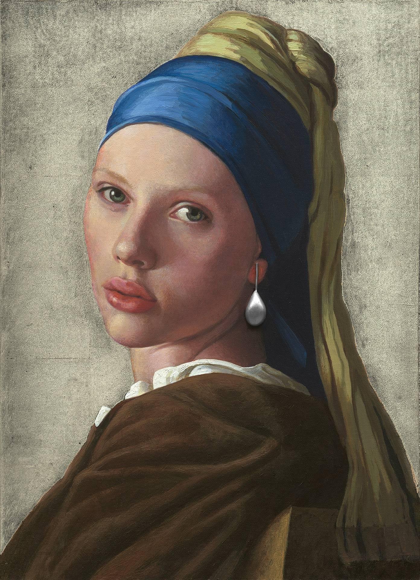 Clement Kamena Portrait Painting - SCARLETT J.