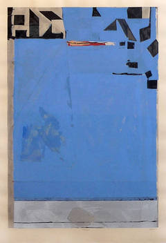 Blue with Red