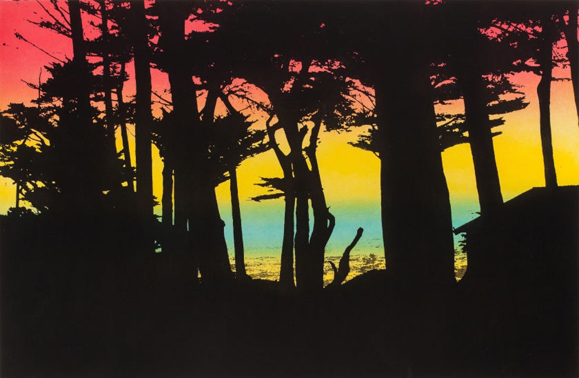 Peter Doig Landscape Print - Big Sur (From 100 Years Ago)
