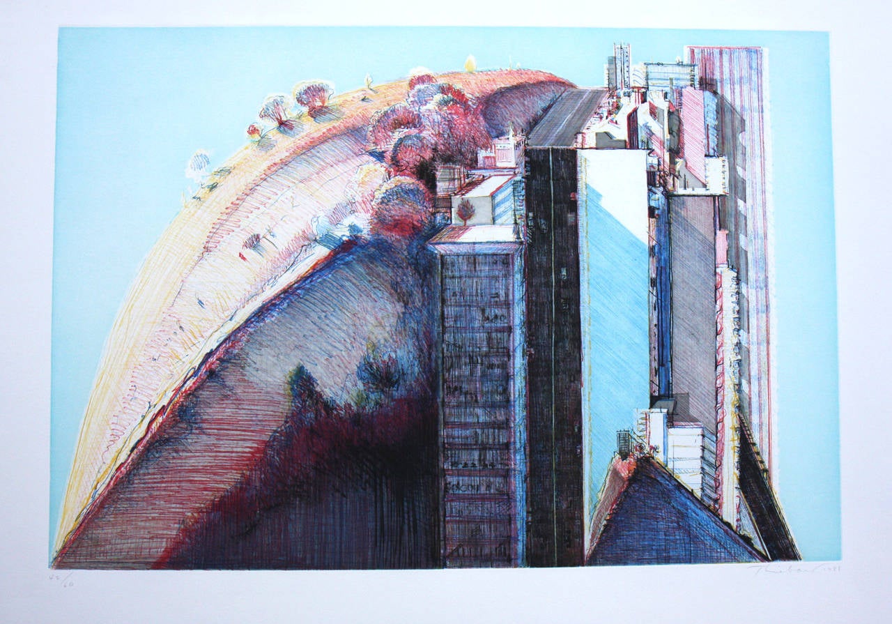 Wayne Thiebaud Print - Country City