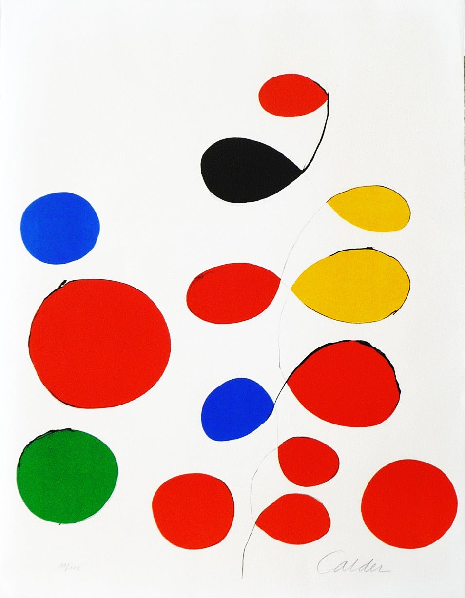 Alexander Calder Print - Spirals & Circles