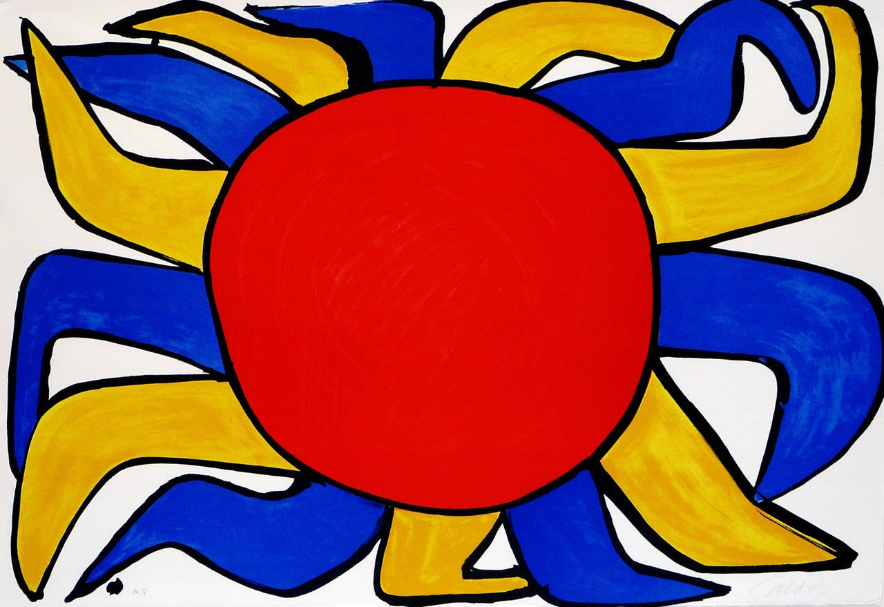 Alexander Calder Print - Sun - Our Unfinished Revolution