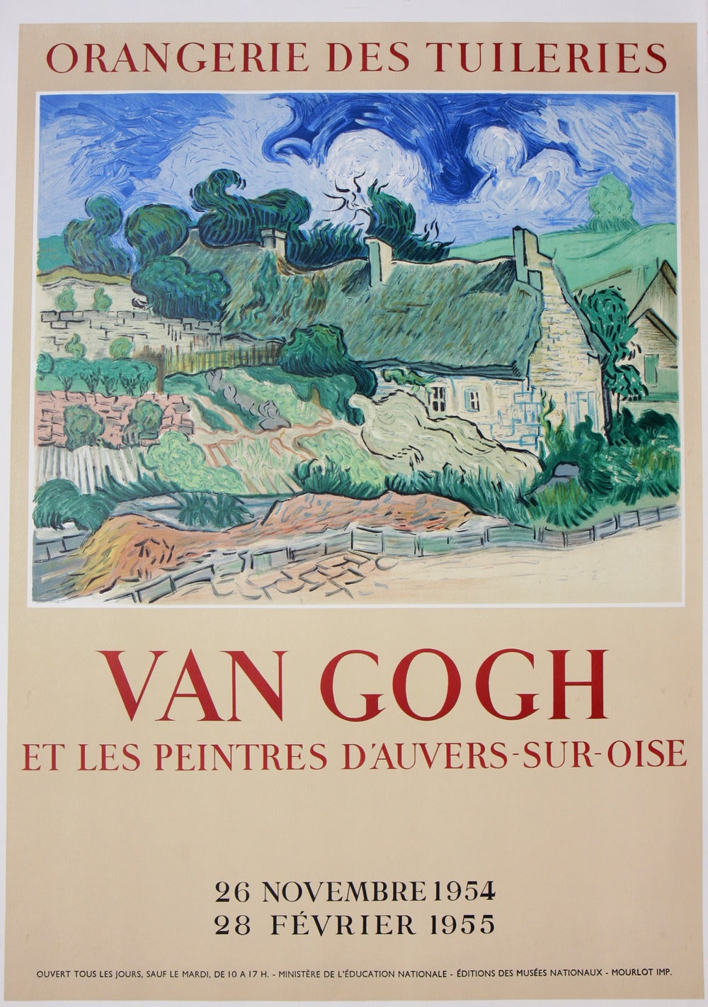 Vincent van Gogh Landscape Print - Van Gogh Poster: Orangerie Des Tuileries