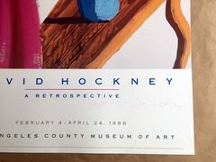 LACMA - Hockney Retrospective 1988 (Signed)