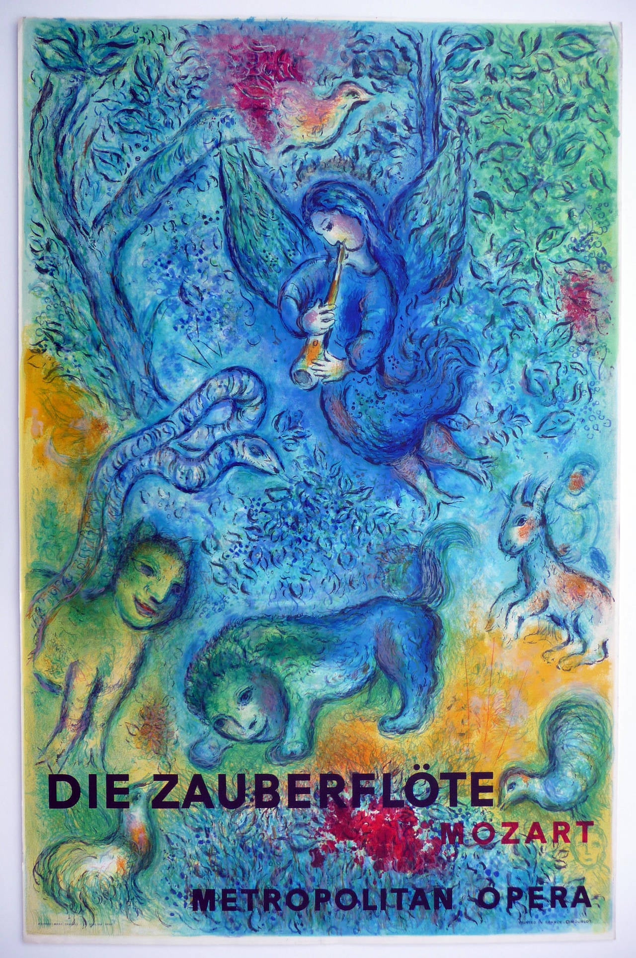 Die Zauberflote - The Magic Flute - Print by Marc Chagall