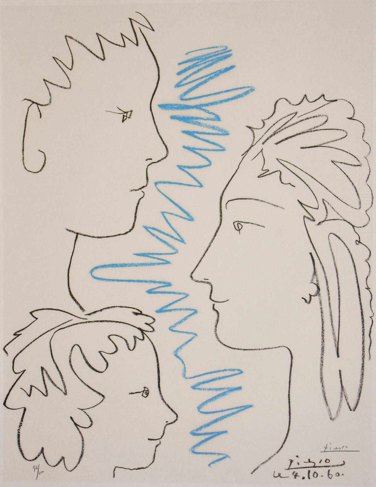 Pablo Picasso Figurative Print - Art et Solidarite