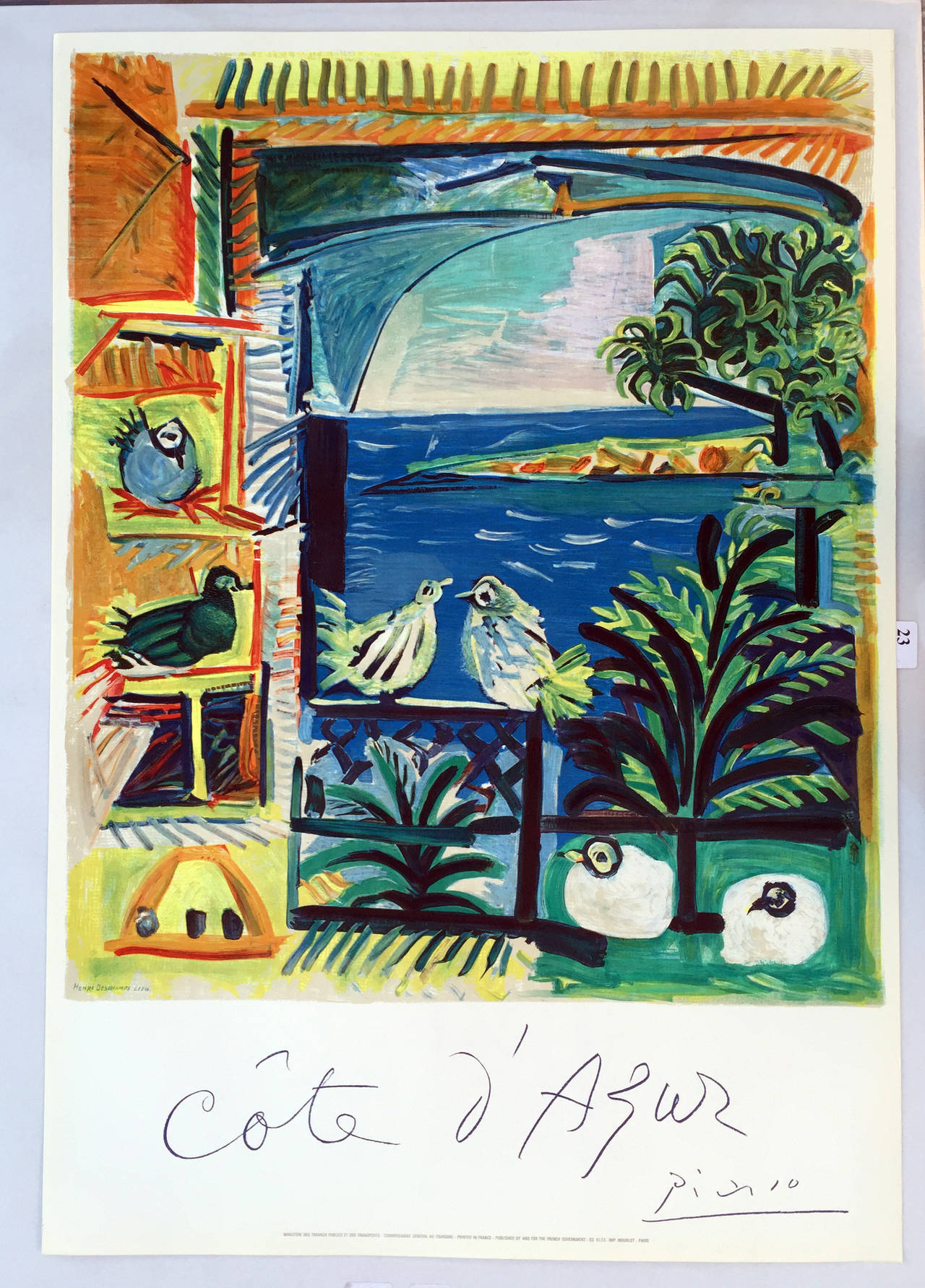 Cote d'Azur - Print by Pablo Picasso