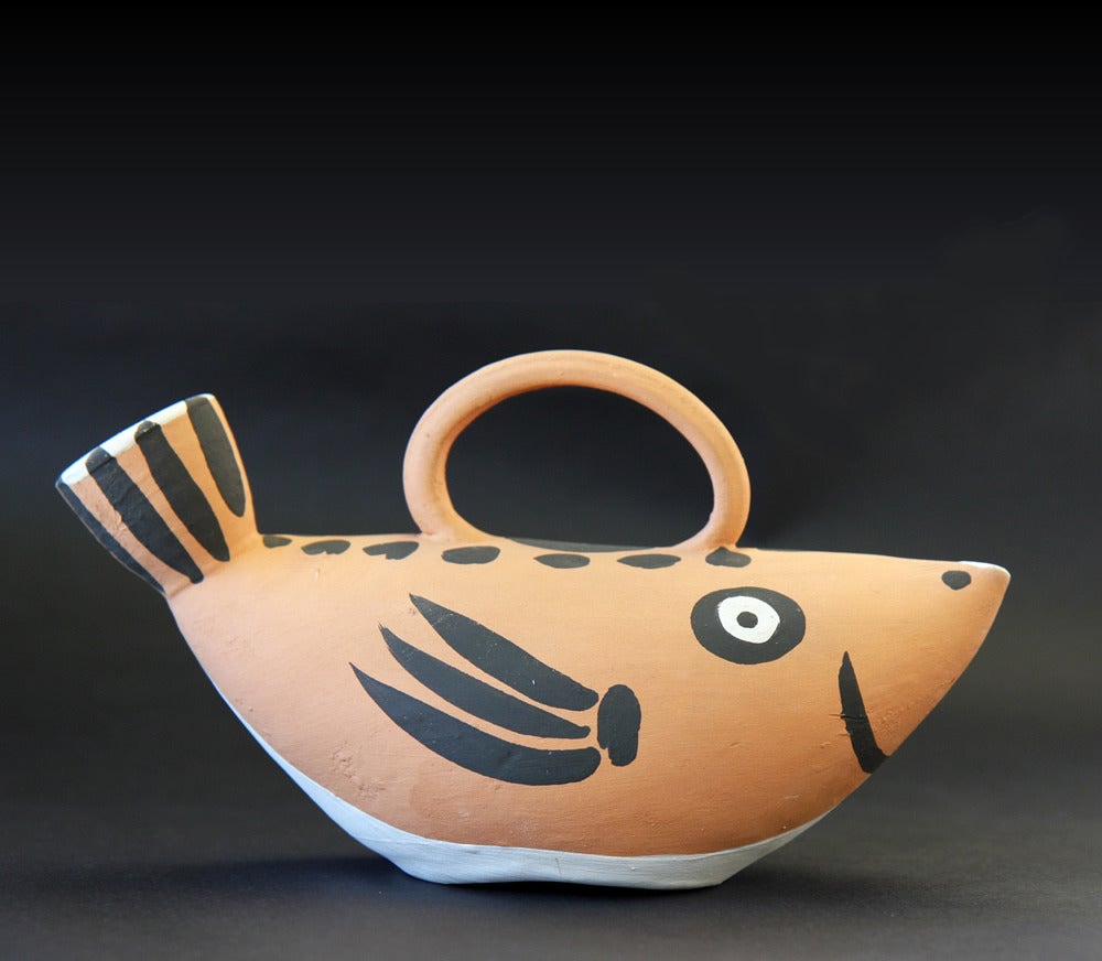 Pablo Picasso Figurative Sculpture - Picasso Ceramics: Sujet Poisson