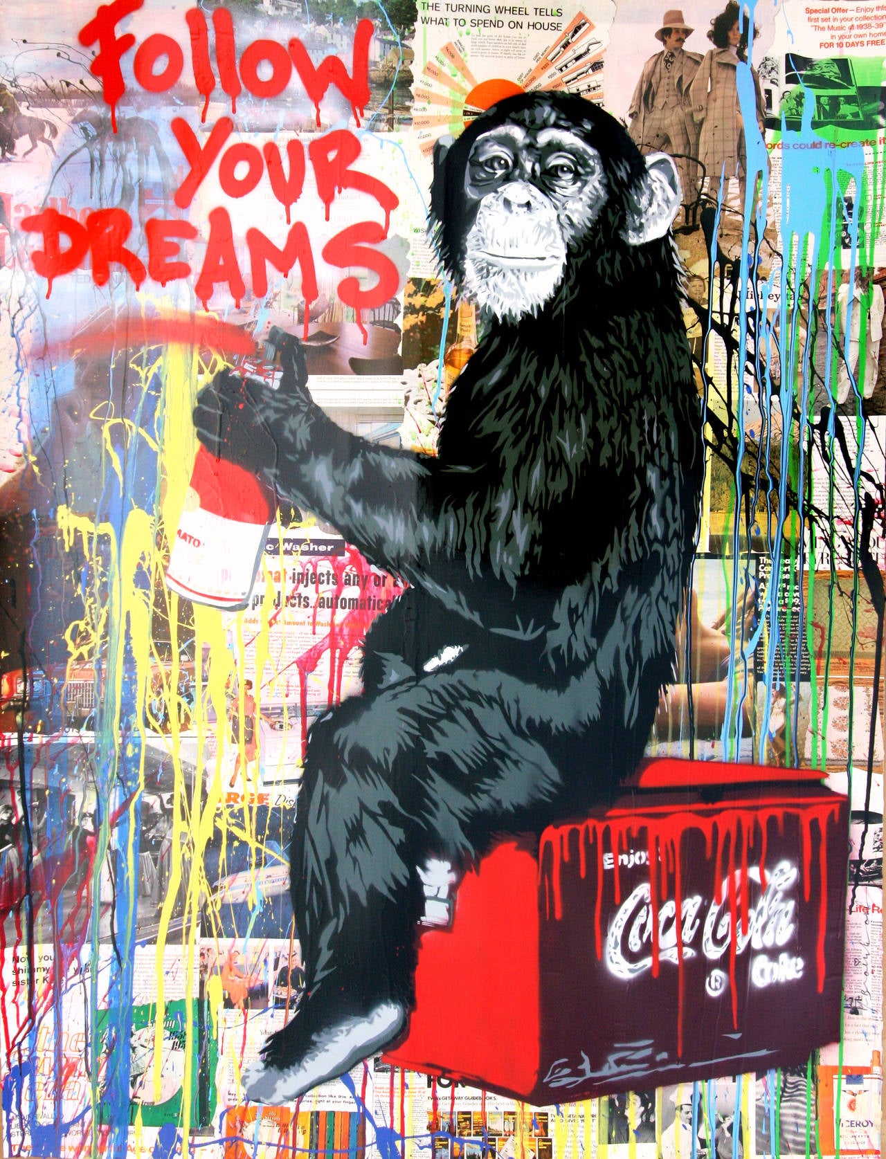 Mr_Brainwash_Follow_Your_Dreams_Monkey_Everyday_Life_l