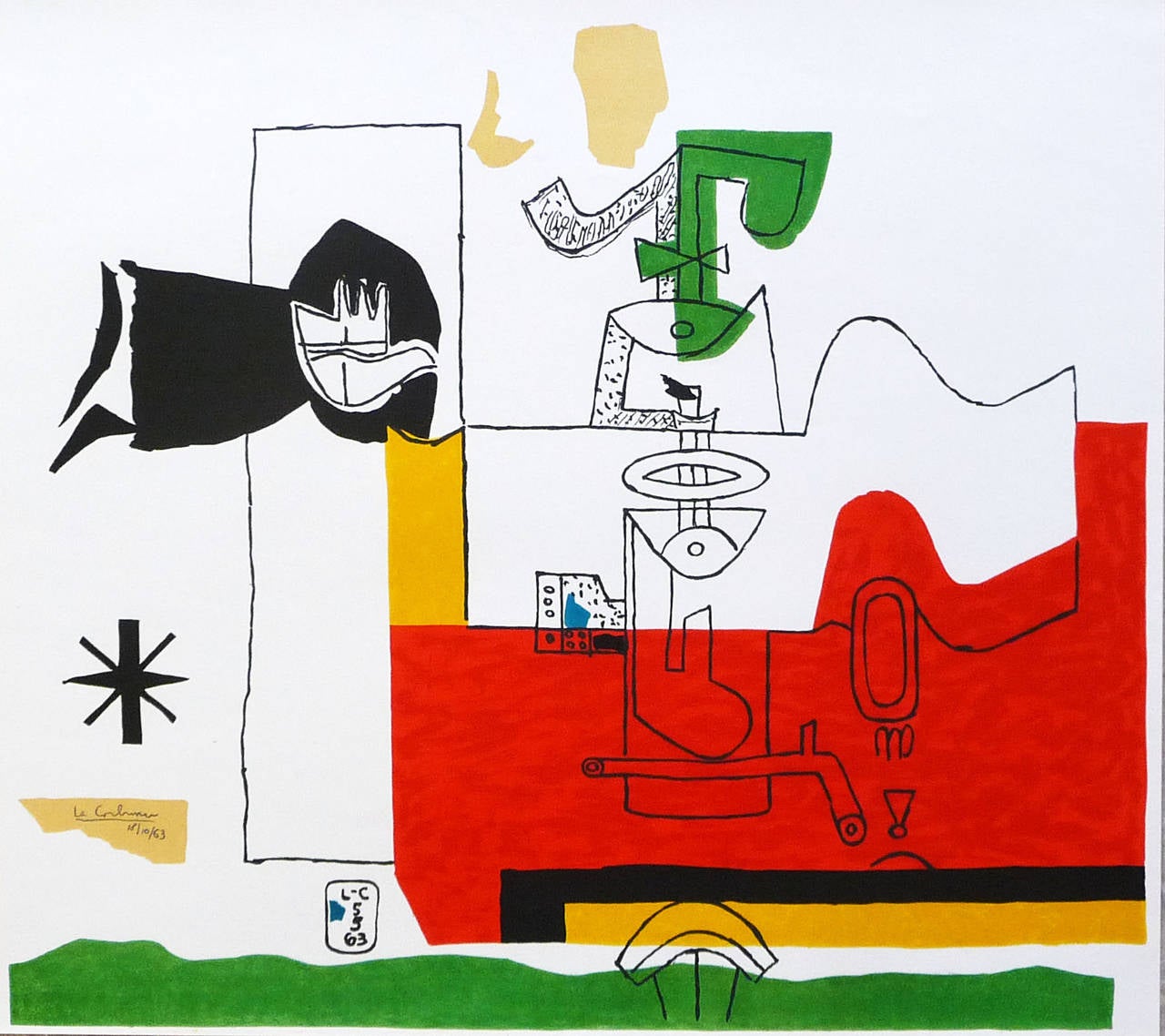 Le Corbusier Print - Totem