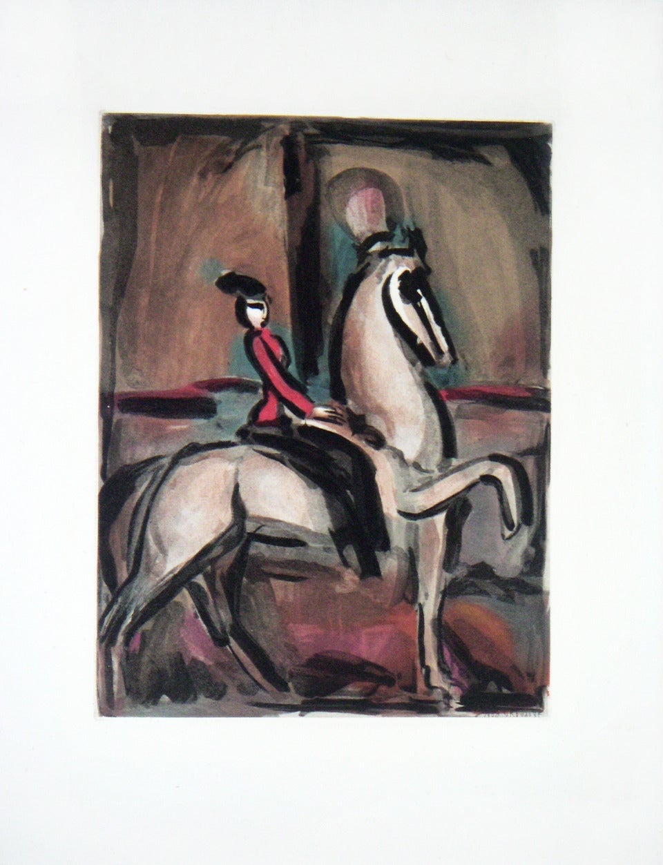 Georges Rouault Animal Print - Cirque - Amazone