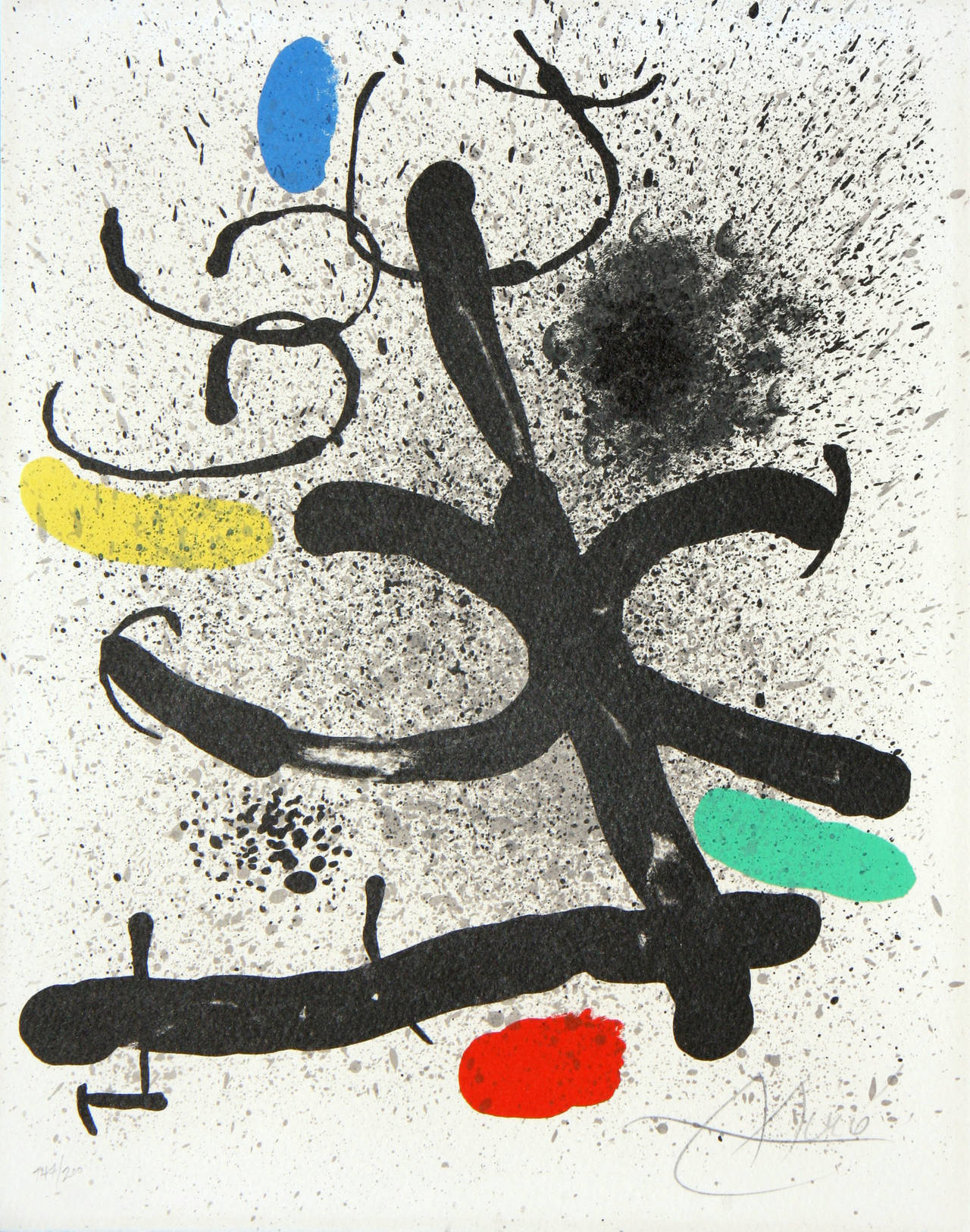 Joan Miró Print - Cahier d'ombres (M. 744)