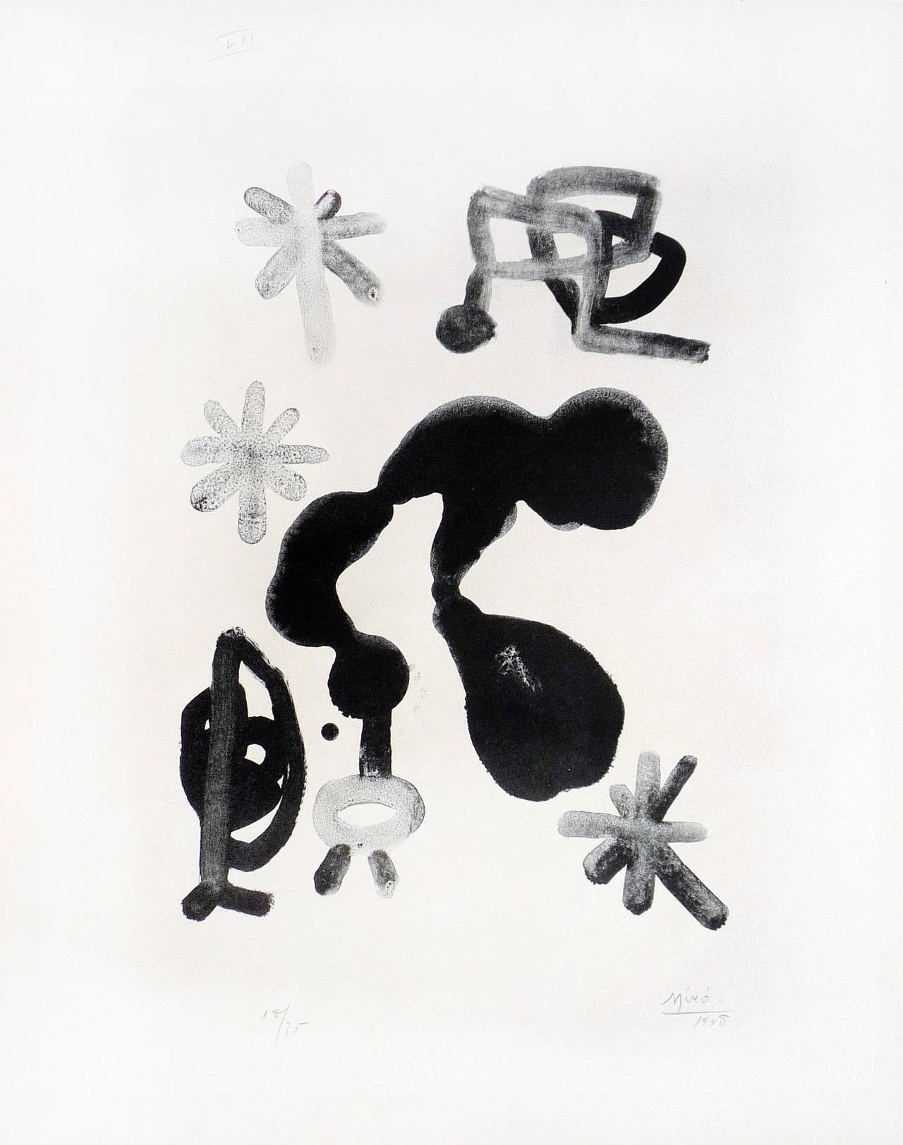 Joan Miró Print - Album 13 Plate III