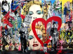 Juxtapose - Madonna (Painting on Canvas)