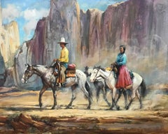 Bringing Home the Bride; Venetia Epler (American 1926 - 2005); oil on board