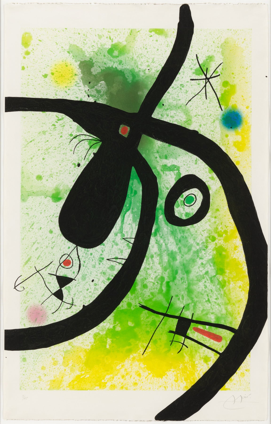 Joan Miró Abstract Print - The Octopus Hunter