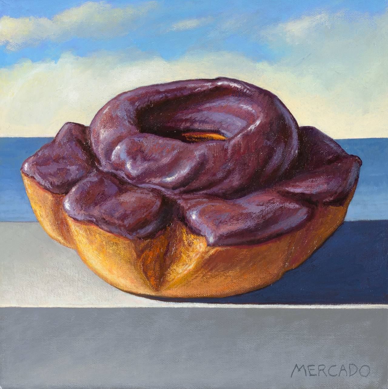 Jay Mercado Still-Life Painting - Chocolate Old Fashioned