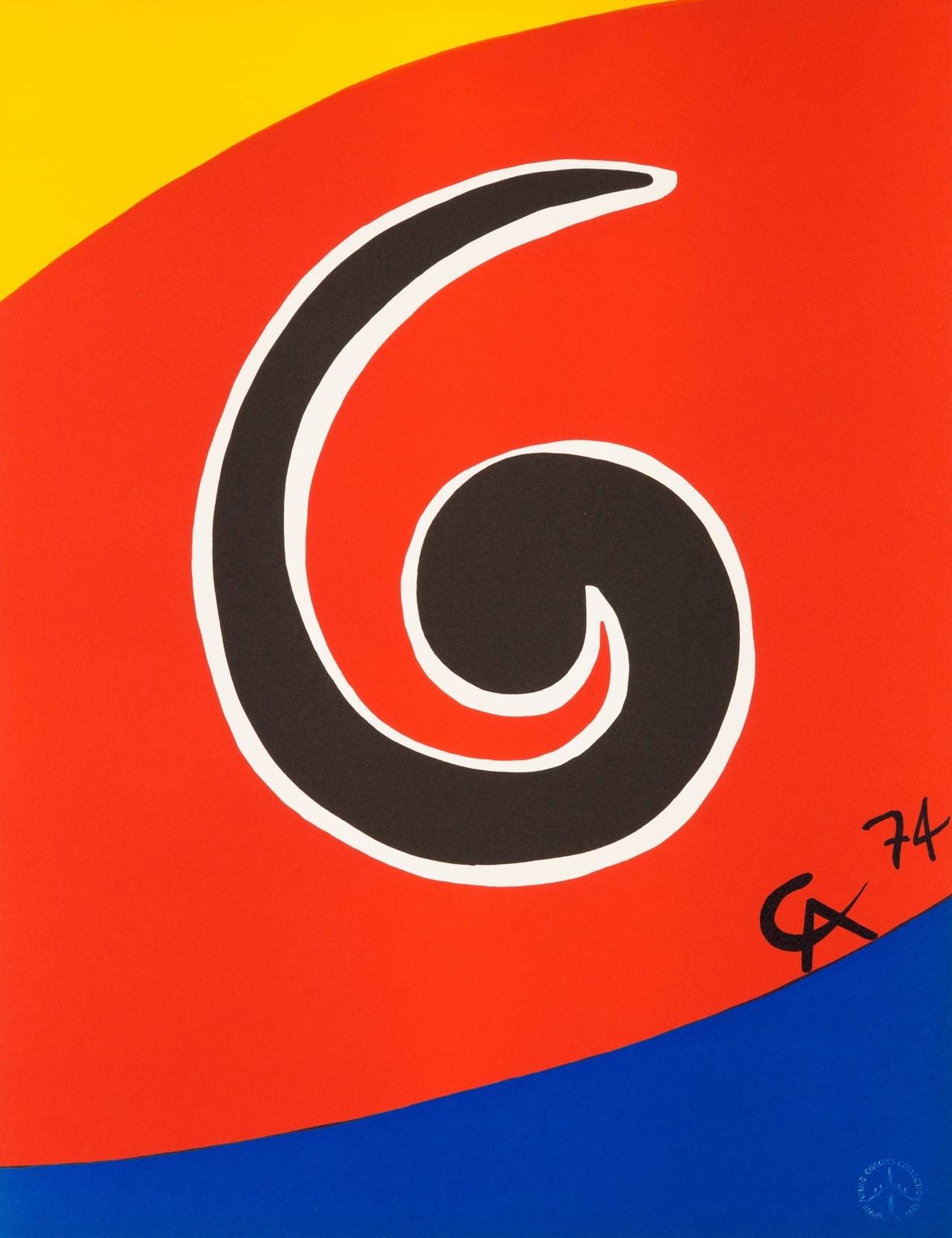 Abstract Print Alexander Calder - Tourbillon de ciel