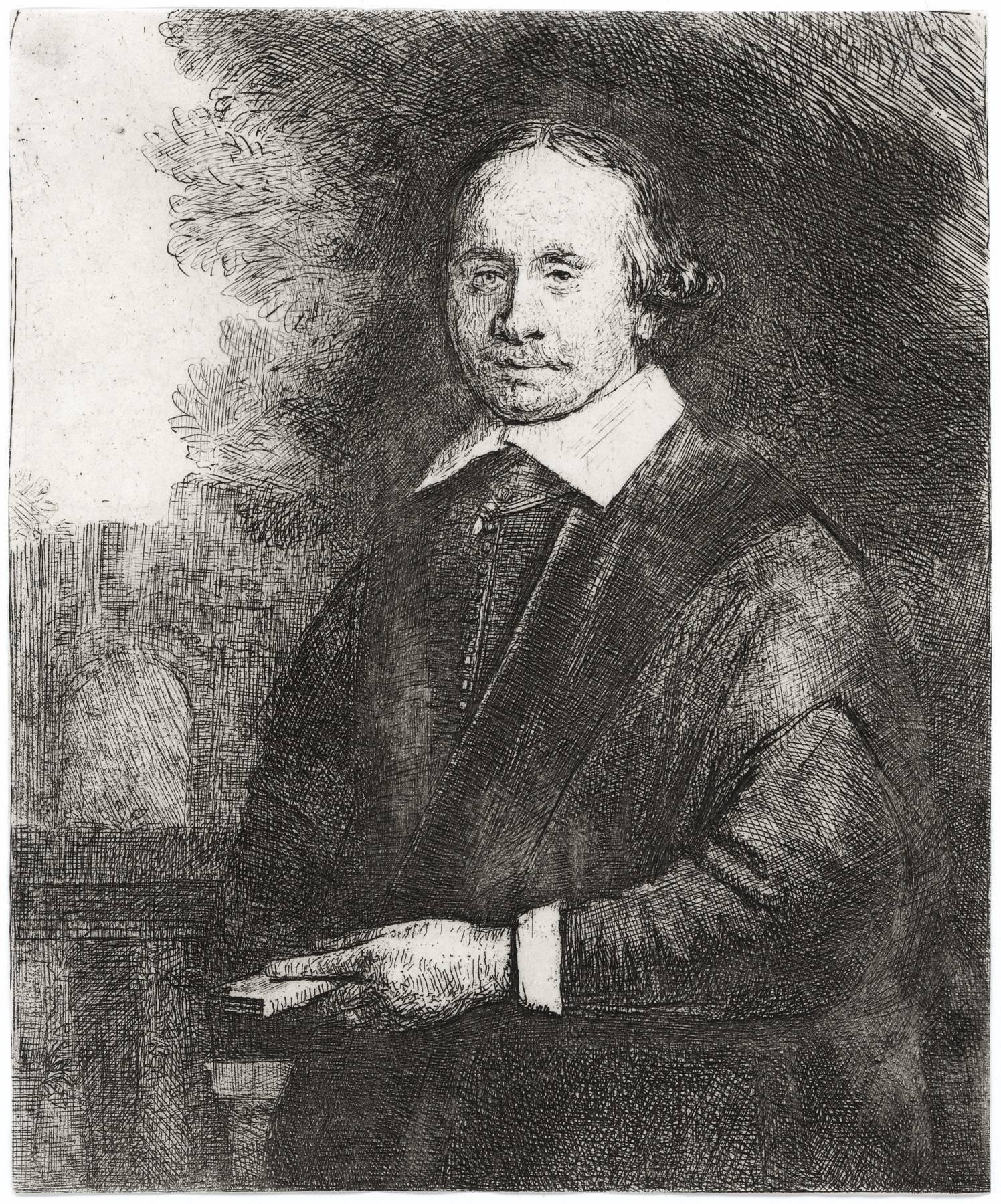 Rembrandt van Rijn Portrait Print - Jan Antonides Van Der Linden