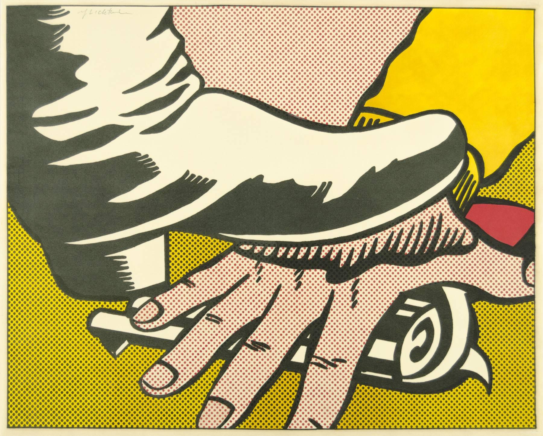 Roy Lichtenstein Still-Life Print - Foot and Hand