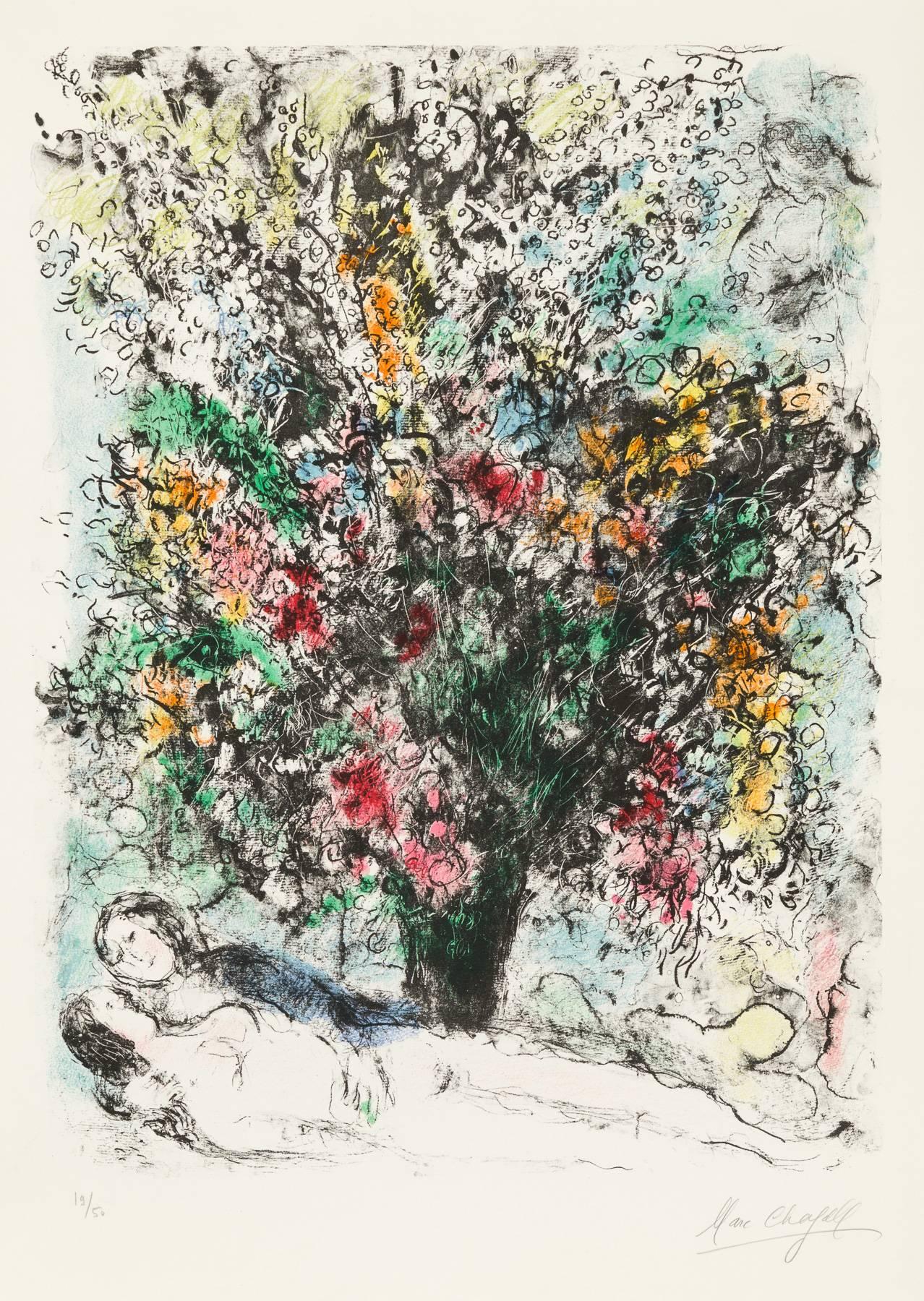 Marc Chagall Still-Life Print - Multiflore