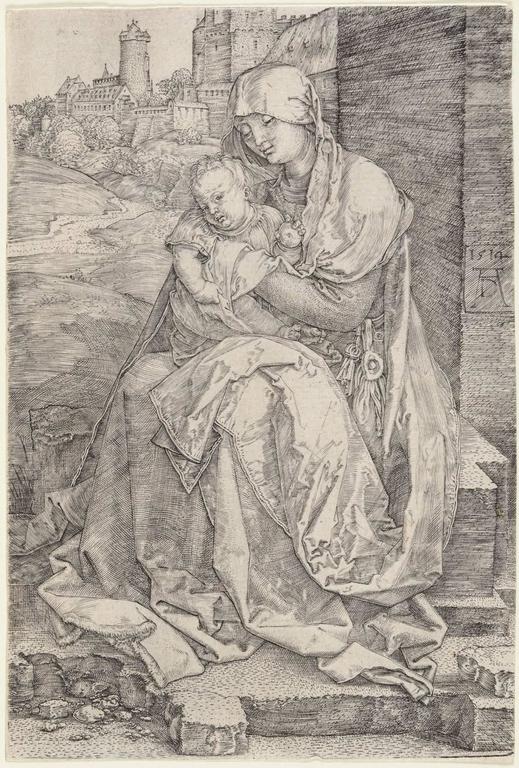 Albrecht Dürer Figurative Print - Madonna By the Wall