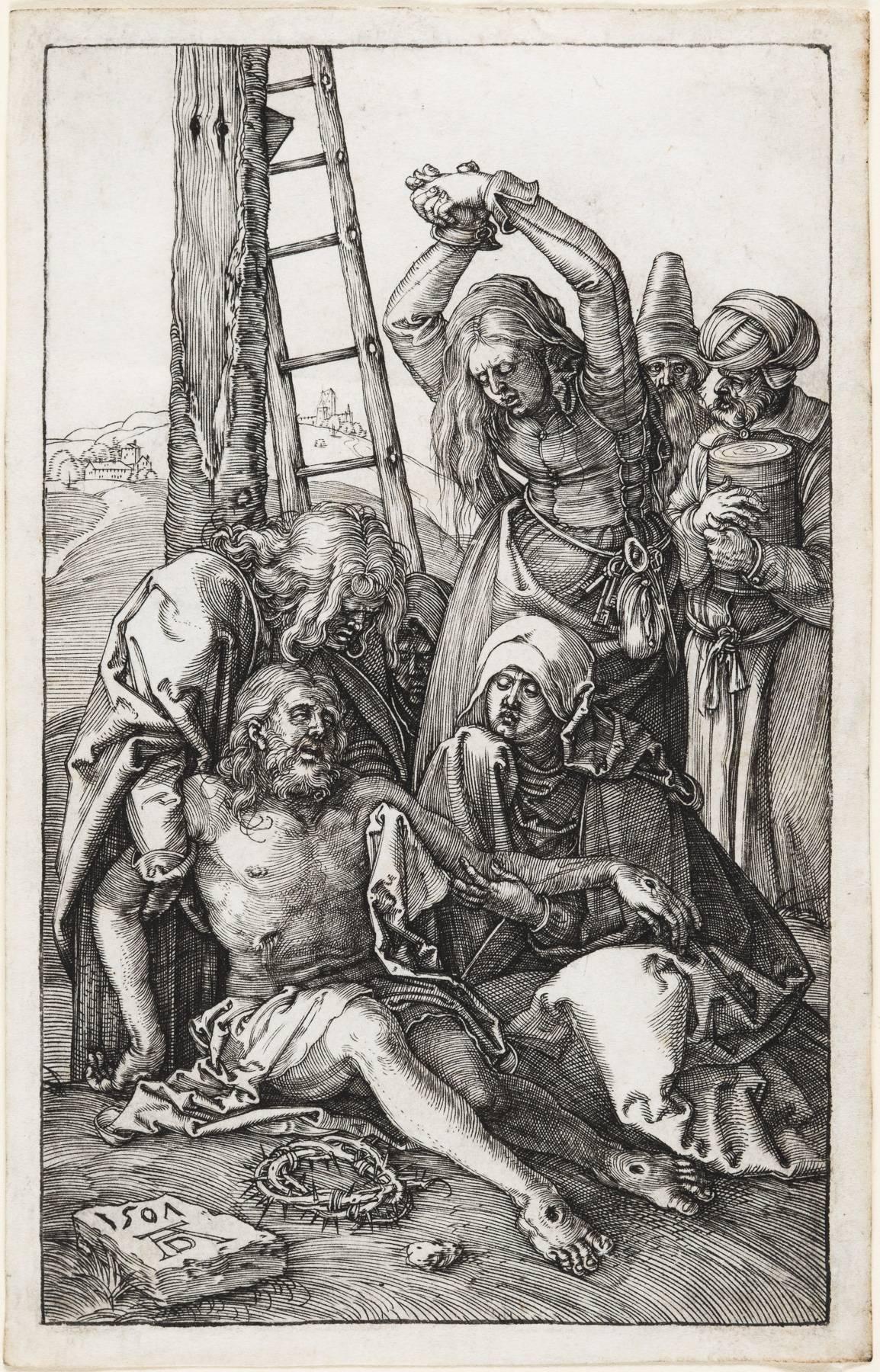 Albrecht Dürer Figurative Print - The Lamentation over Christ