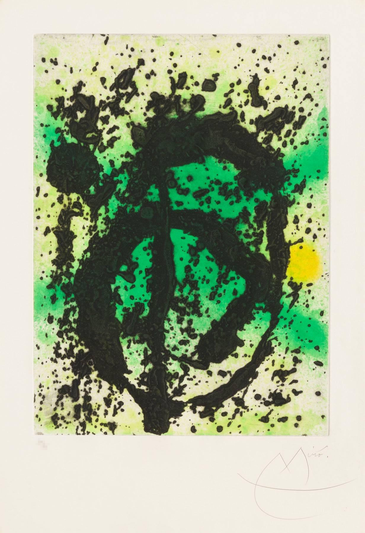 Joan Miró Abstract Print - RÈGNE VÉGÉTAL