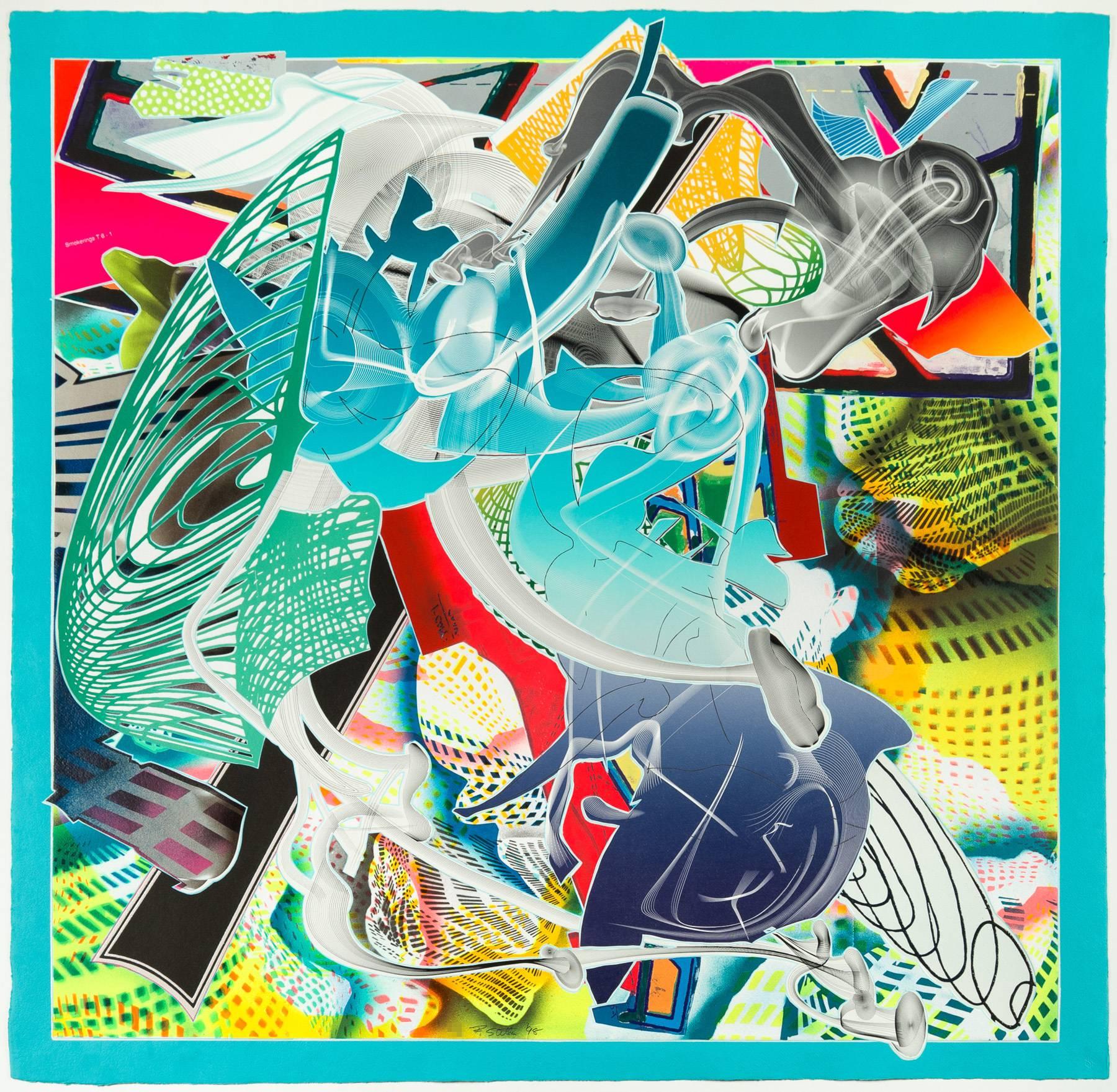 Frank Stella Abstract Print - Cantahar