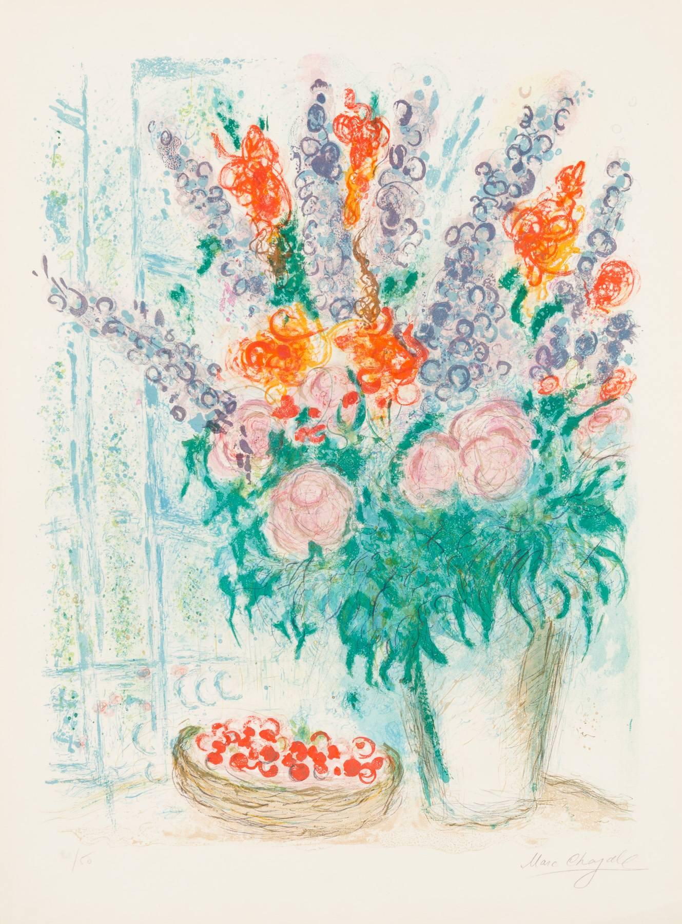 Marc Chagall Still-Life Print - The Large Bouquet