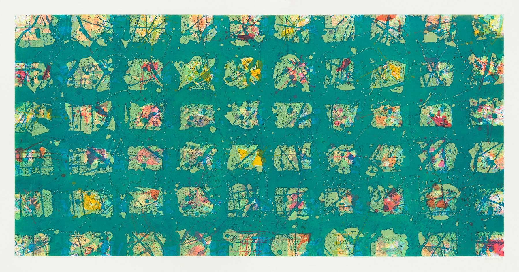 Sam Francis Abstract Print - La Primavera Fredda