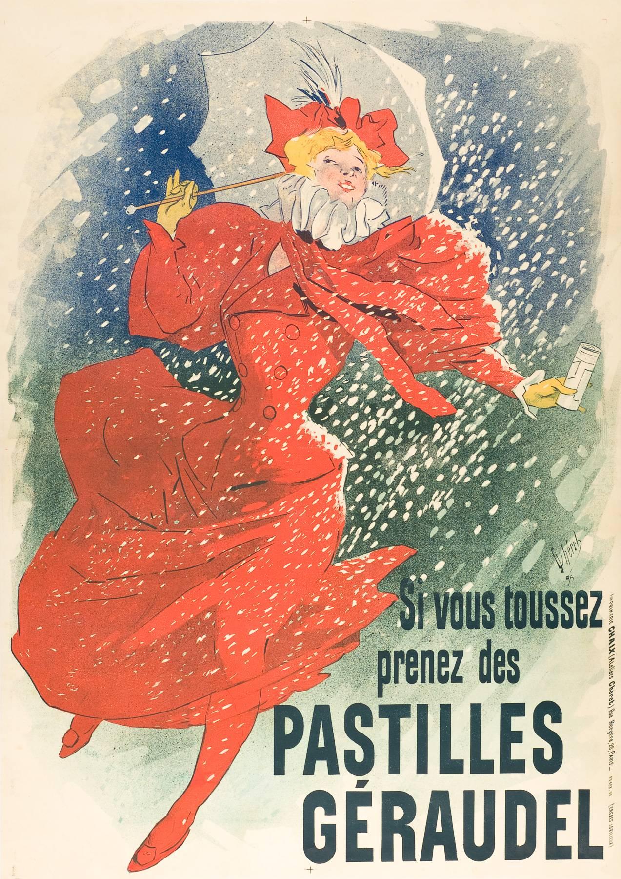 Jules Chéret Figurative Print - PASTILLES GÉRAUDEL
