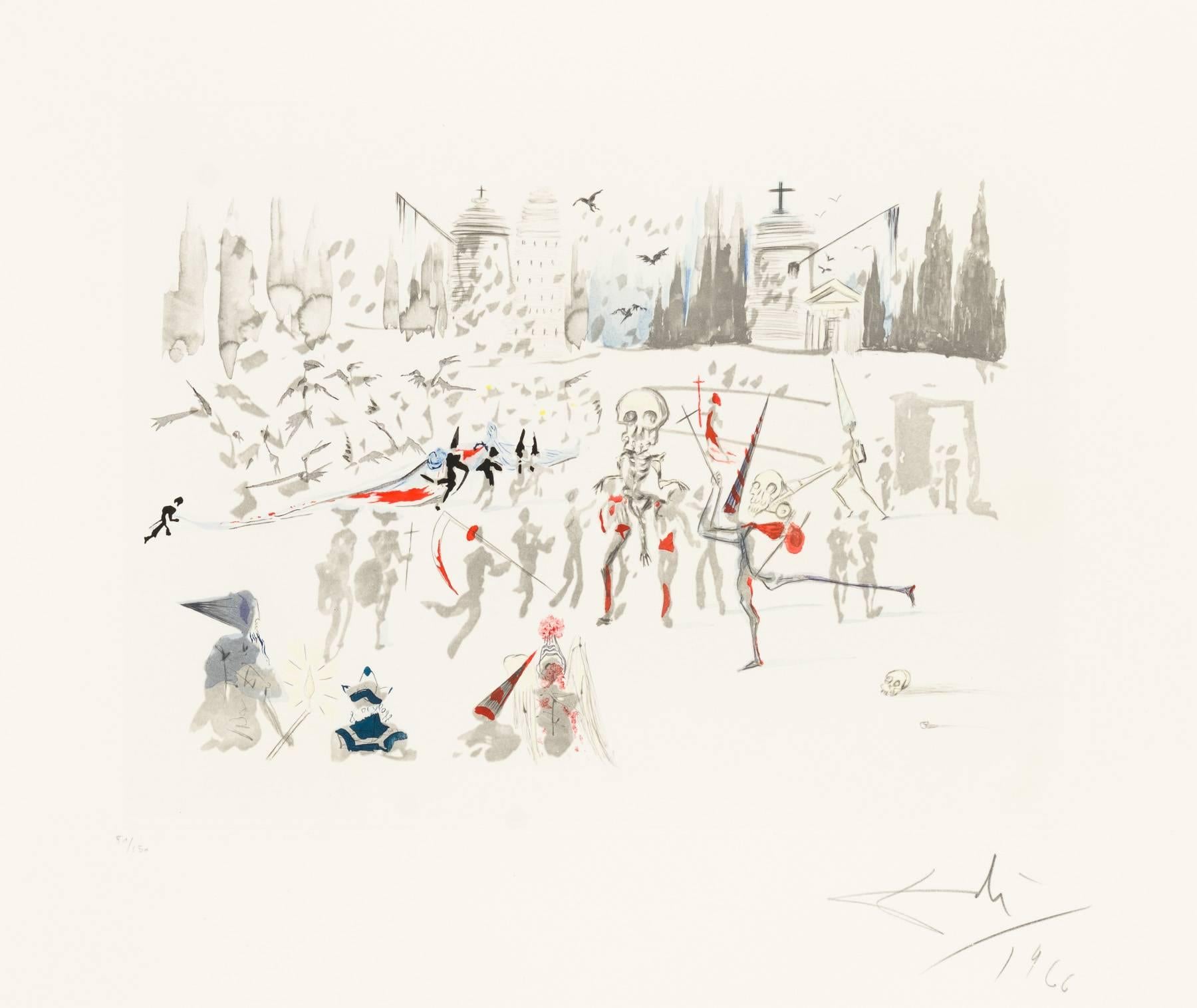 Los molinos de viento - Print de Salvador Dalí