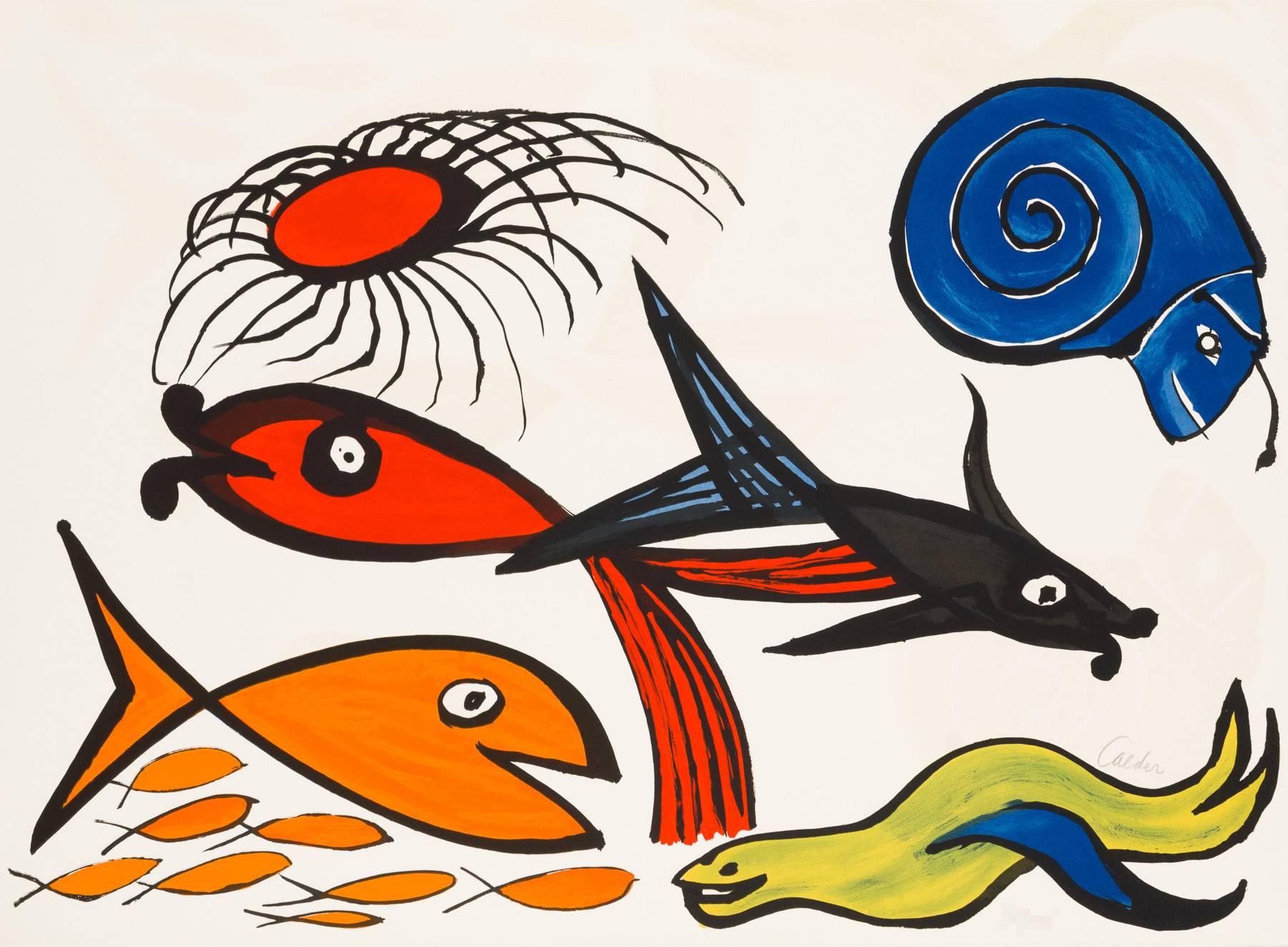Untitled from Our Unfinished Revolution - Print by Alexander Calder