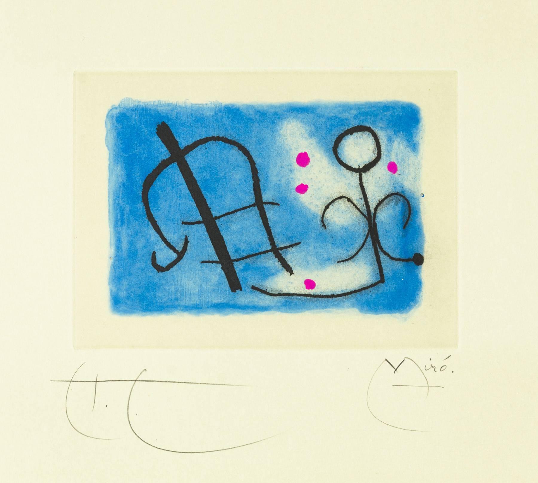 Joan Miró Abstract Print - Untitled from Fusées