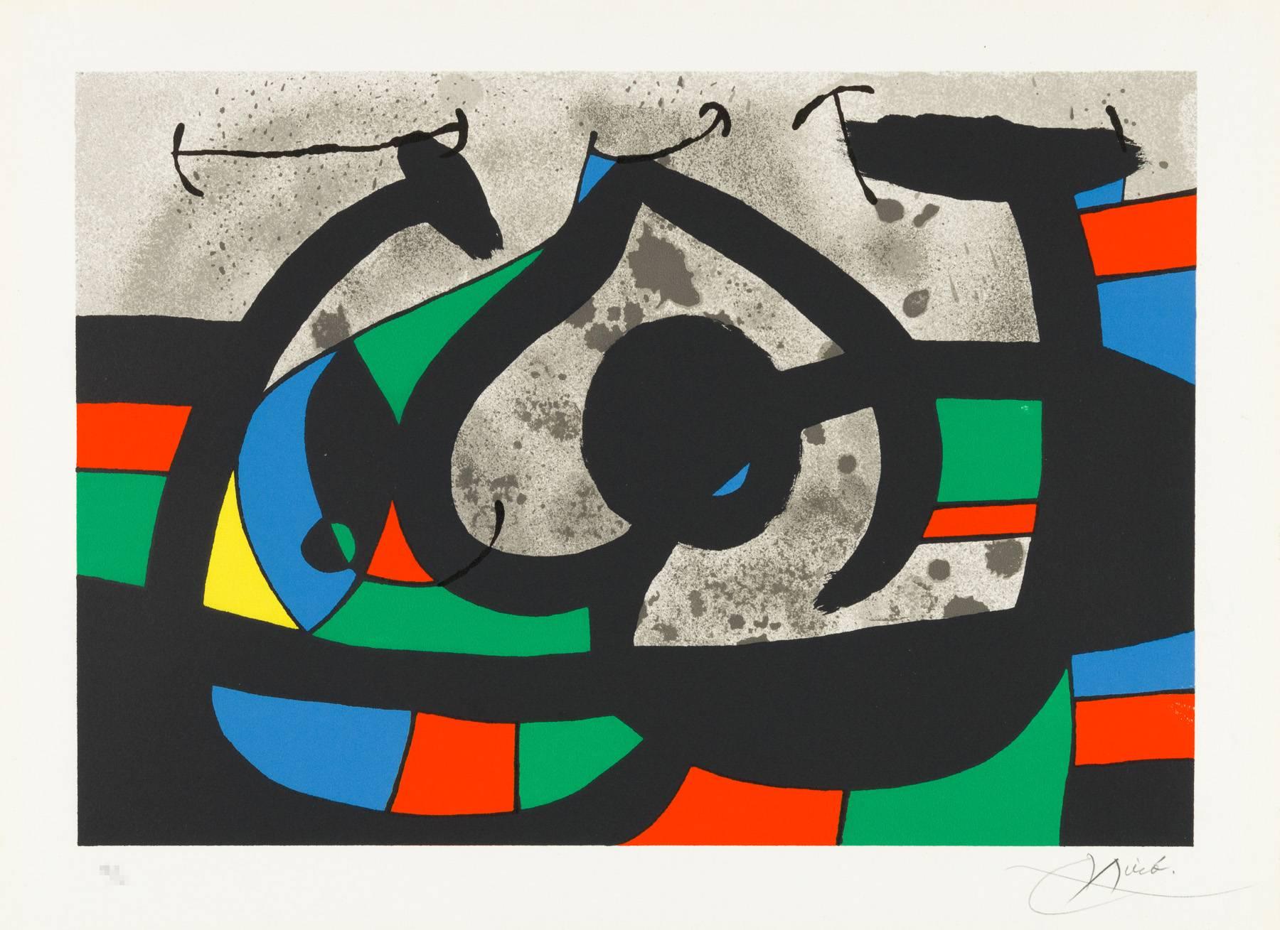 Joan Miró Abstract Print - Untitled from Le Lezard aux Plumes d’Or