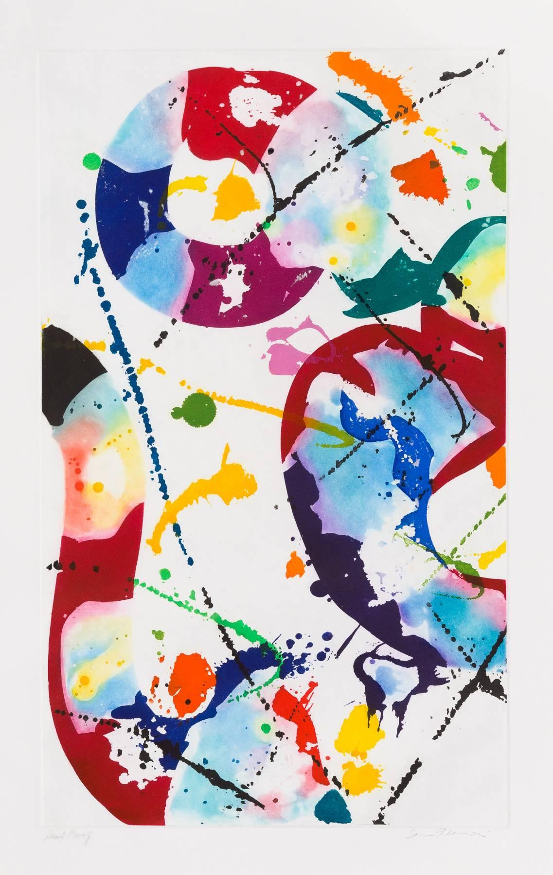 Sam Francis Abstract Print - Untitled (SFE-085)