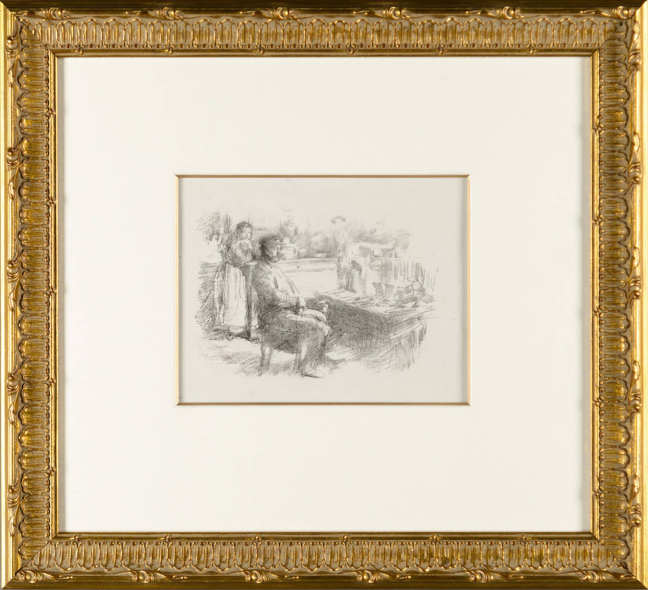 Der Schuhmacher – Print von James Abbott McNeill Whistler