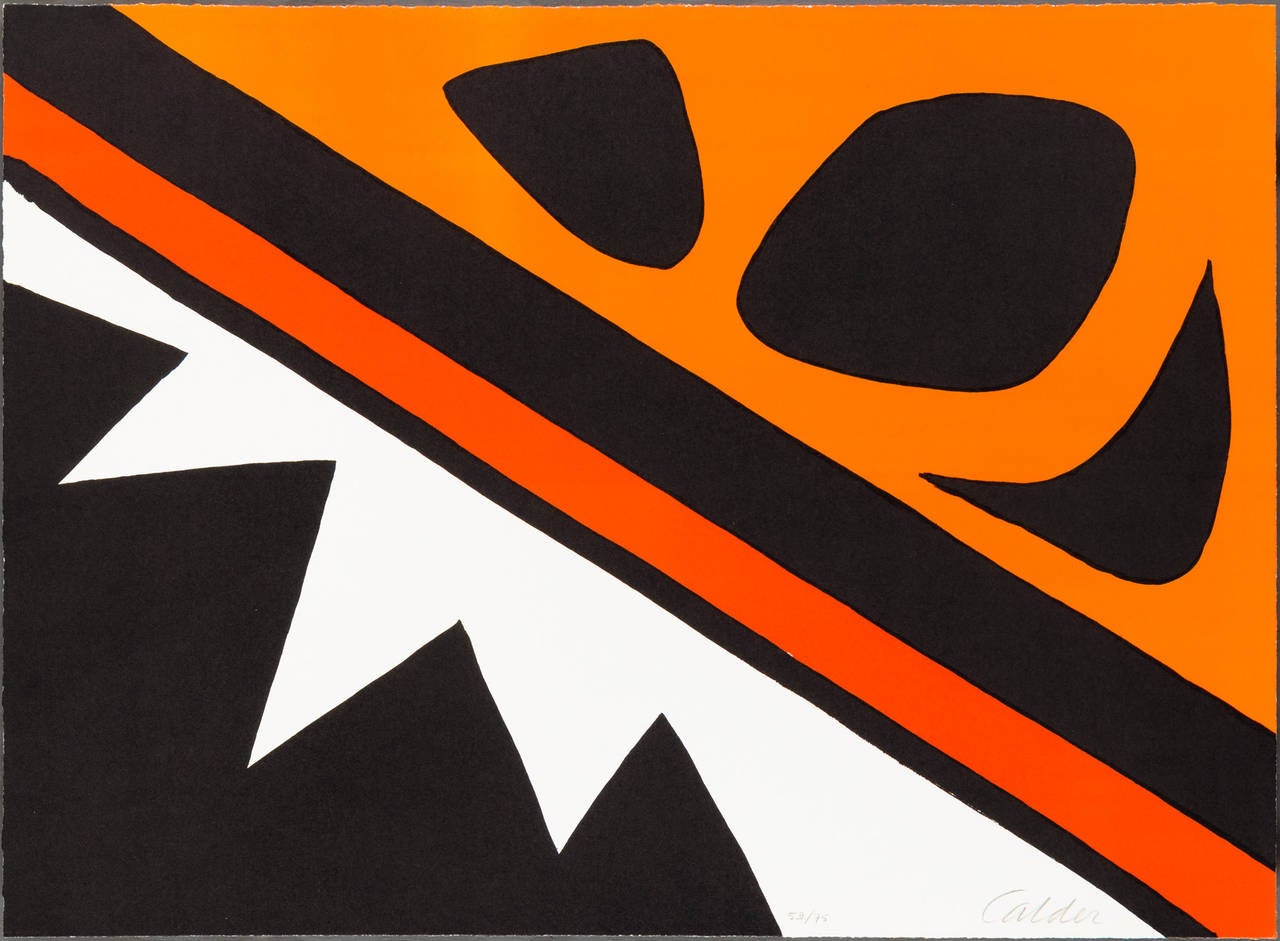 Alexander Calder Abstract Print - LE GRENOUILLE ET LA SCIE