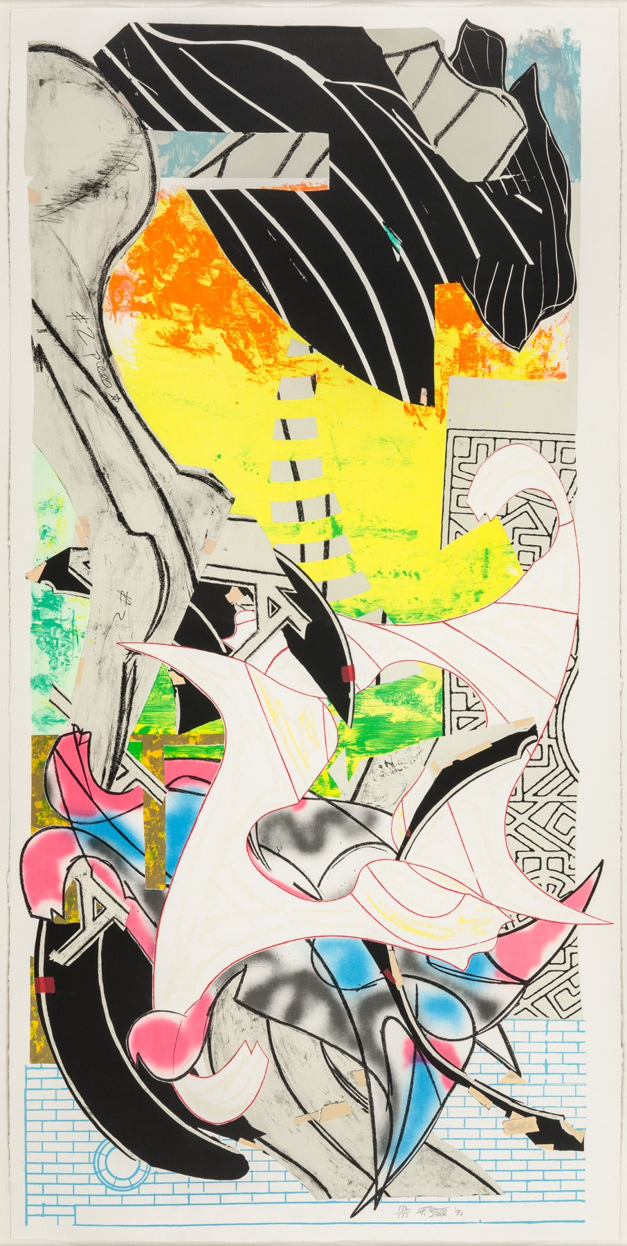 Frank Stella Abstract Print - The Symphony