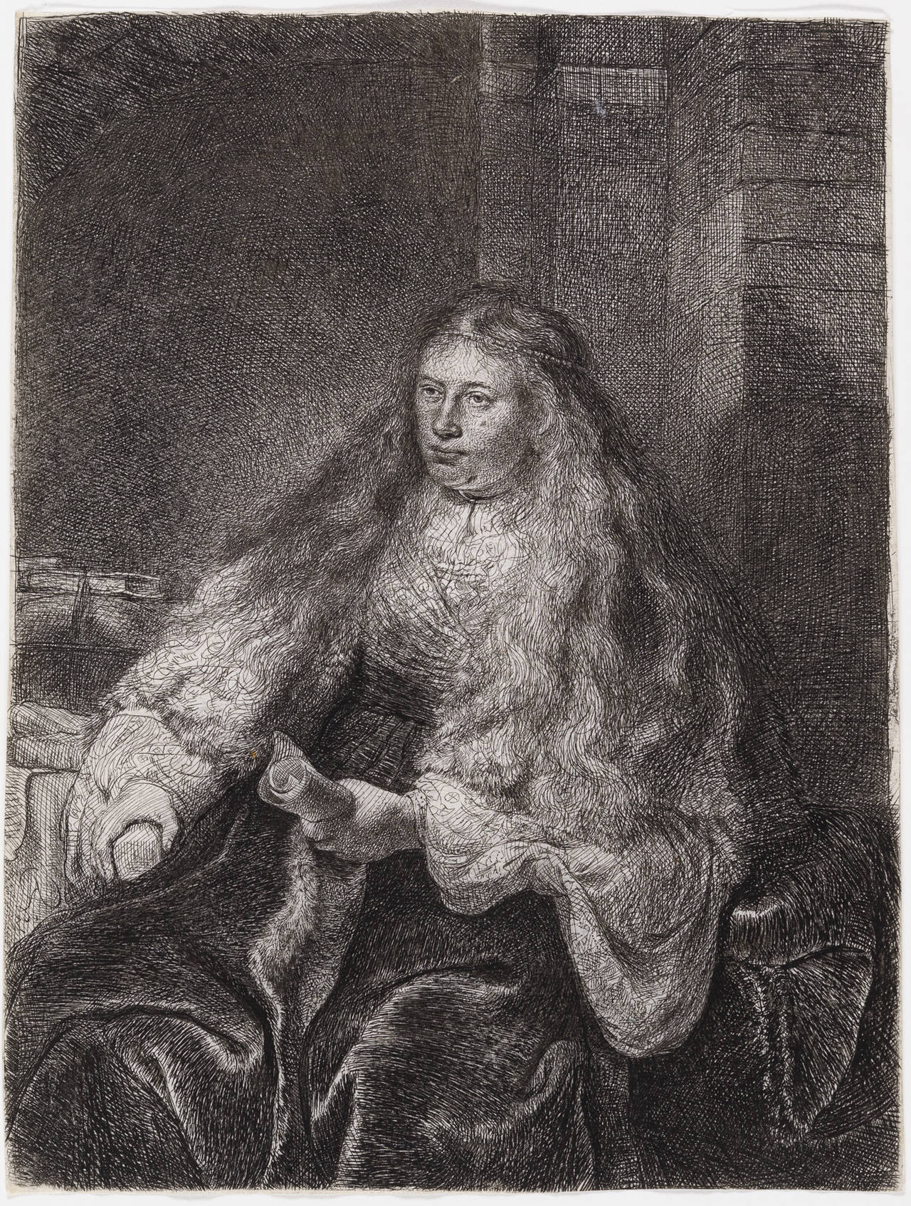 Rembrandt van Rijn Portrait Print - The Great Jewish Bride