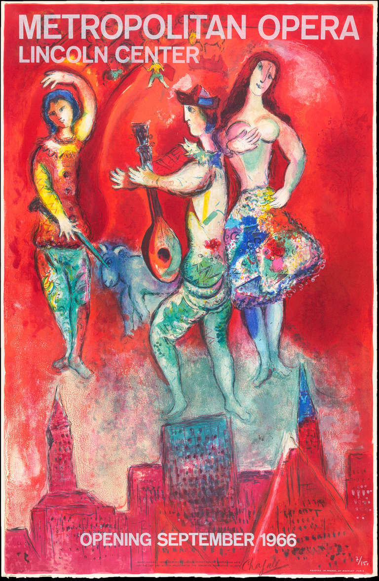 Marc Chagall Figurative Print - Carmen
