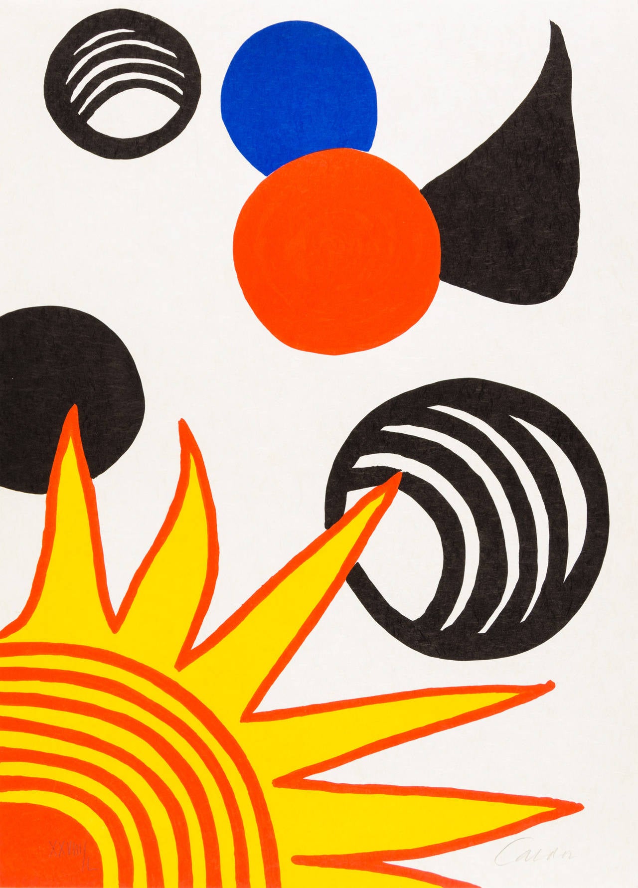 Alexander Calder Abstract Print - NOSTALGIE DE L’ENVOL